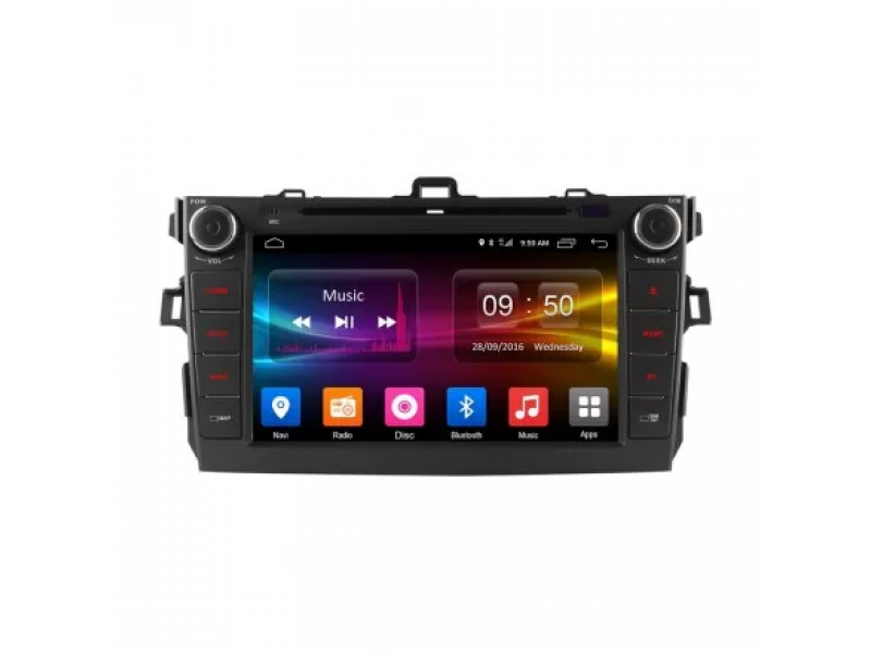 Штатная магнитола Android 6 Toyota Corolla E150 (2006-2012) Carmedia OL-8602-8-MTK