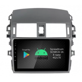 Магнитола Android 9 Toyota Corolla E150 (2006-2012) Roximo RI-1104