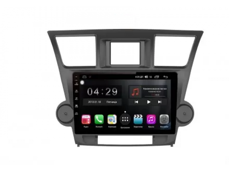 Штатное головное устройство Android 9 Toyota Highlander U40 (2008-2013) Farcar RL035R