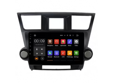 Штатное головное устройство Android 10 Toyota Highlander U40 (2008-2013) Roximo 4G RX-1122