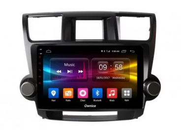 Штатное головное устройство Android 8 Toyota Highlander U40 (2008-2013) Ownice G10 S1616E