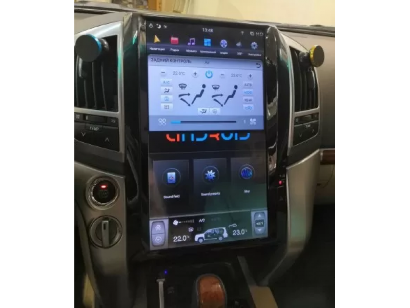 Штатное головное устройство Android 8 Toyota LC 200 (2007-2015) Carmedia ZF-1816H