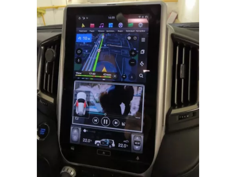 Штатная магнитола Android 9 Toyota LC 200 (2016-2018) Farcar ZF567-1 DSP