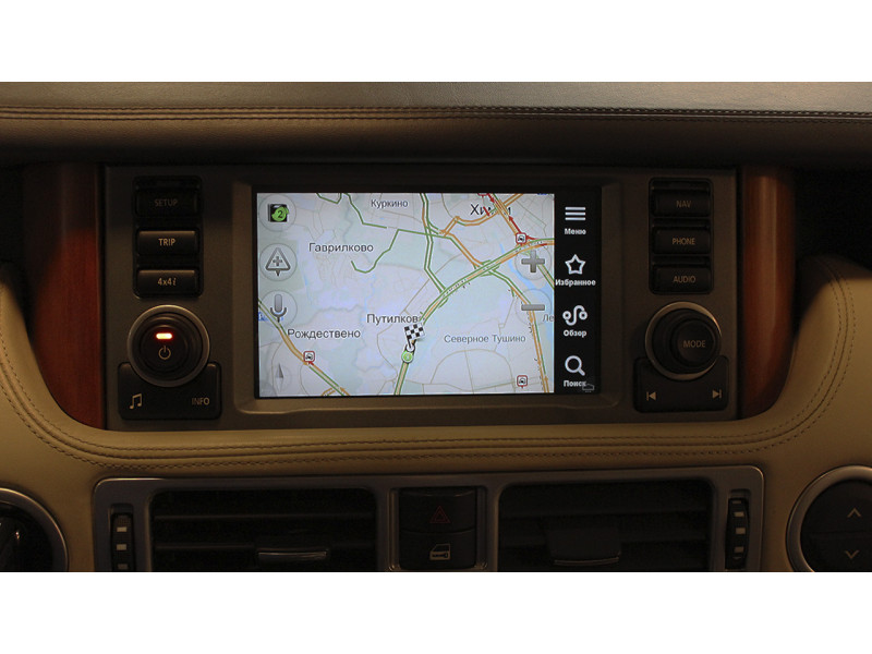 Навигация в Land Rover Range Rover Vogue 2005, 2006, 2007, 2008, 2009, 2010, 2011, 2012