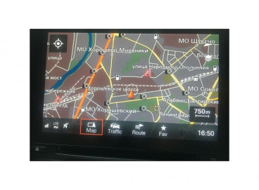 Опция отображения POI камер и радаров ГИБДД по GPS координатам Porsche Panamera
