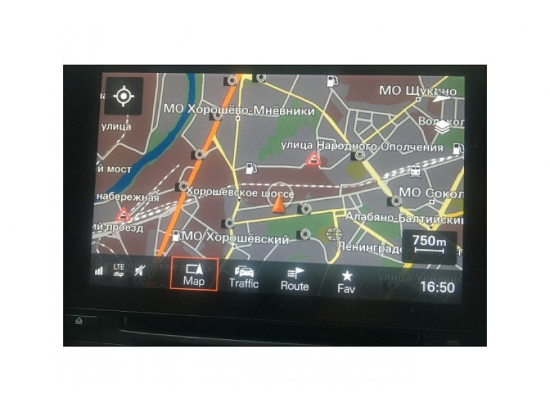 Опция отображения POI камер и радаров ГИБДД по GPS координатам Porsche Panamera (Порш Панамера)