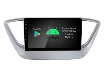 Штатное головное устройство Android 9 Hyundai Solaris (2017-2020) Roximo RI-2011