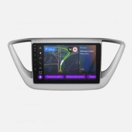 Штатное головное устройство Android 9 Hyundai Solaris (2010-2016) Яндекс.Авто YA-HD08-1B