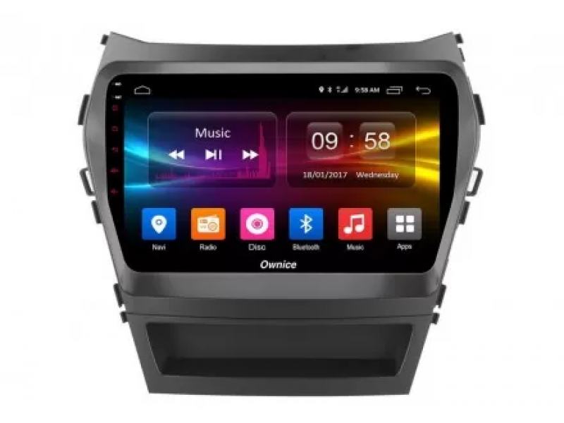 Головное устройство S9703E Roximo для Hyundai Santa Fe Android 8.0 G10
