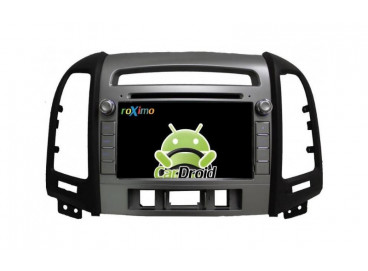 Штатное головное устройство Android 8 Hyundai Santa Fe 2 (2006-2012) Роксимо CarDroid RD-2008D