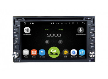 Магнитола Android 8 Nissan Qashqai I (2006-2013) Роксимо CarDroid RD-1201D 2DIN