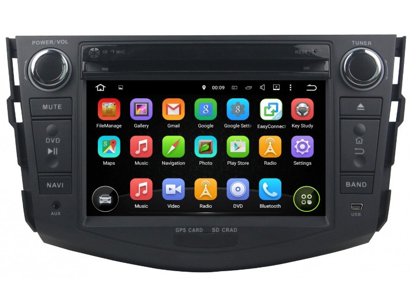 Штатная магнитола Android 9 Toyota RAV4 (2006-2012) Carmedia KD-7606-P30
