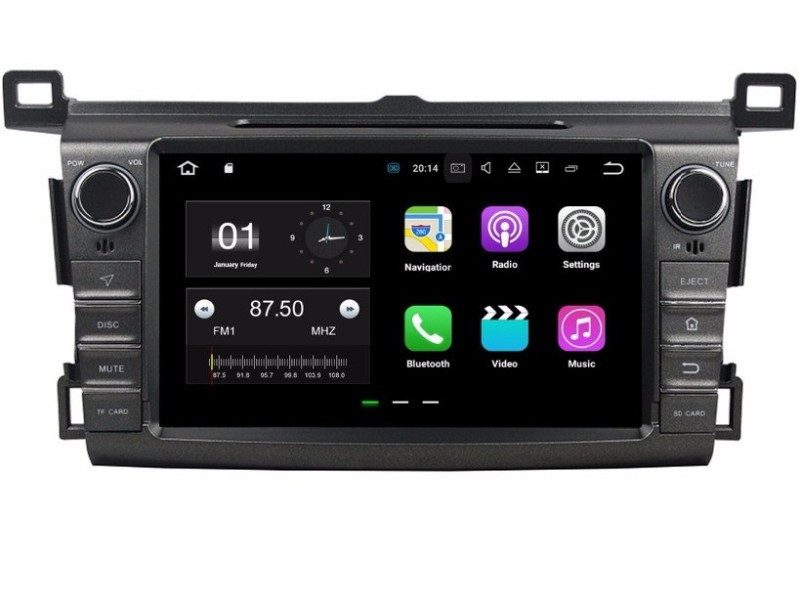 Штатное головное устройство Android 9 Toyota RAV4 (2013-2018) Carmedia KD-8017-P6