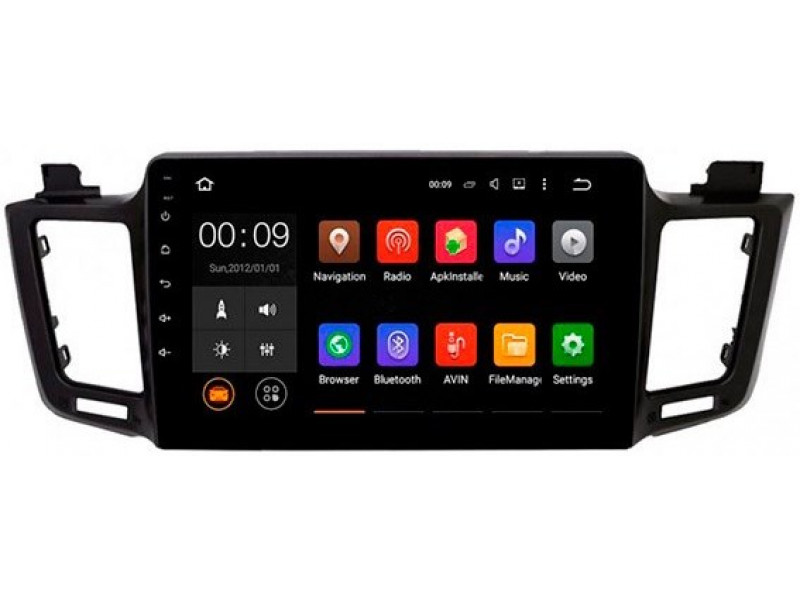 Штатное головное устройство Android 6 Toyota RAV4 (2013-2018) Carmedia NM-047-MTK