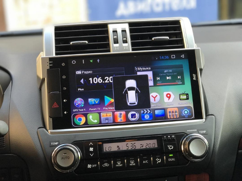 Головное устройство Тойота Ленд Крузер Прадо 150 на Android