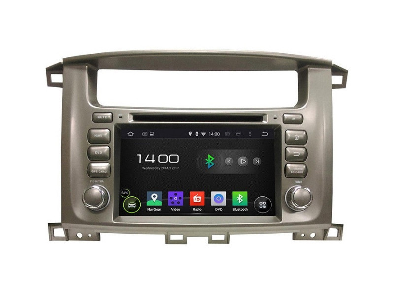 Головное устройство CarMedia для Тойота Ленд Крузер 100 (2002-2007) Андроид