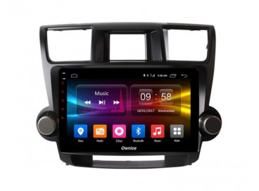 Штатная магнитола Android 6 Toyota Highlander U40 (2008-2013) Carmedia OL-1616-MTK