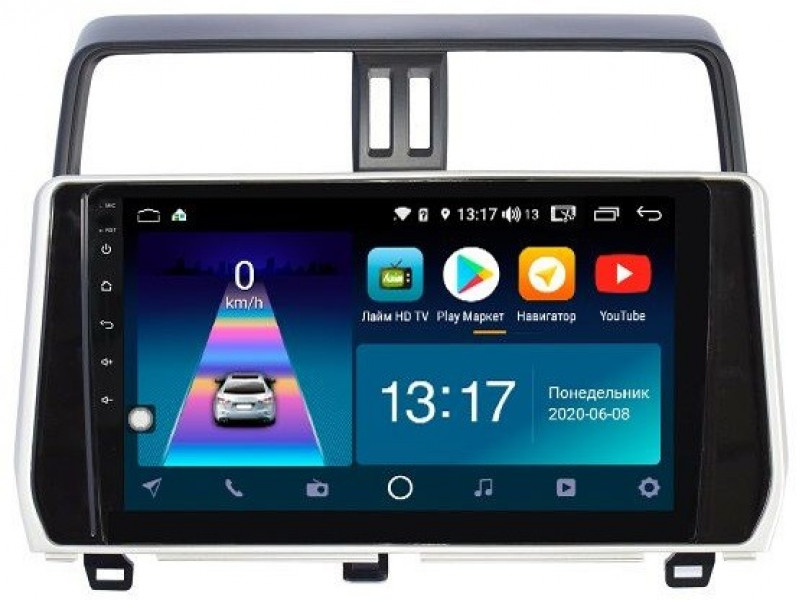 Штатная магнитола Android 8 Toyota LC Prado 150 (2017-2020) Daystar DS-7109Z