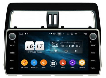 Штатная магнитола Android 9 Toyota LC Prado 150 (2017-2020) Carmedia KD-1007-P5