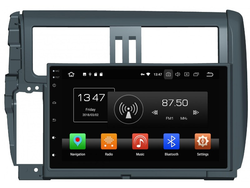 Штатная магнитола Android 10 Toyota LC Prado 150 (2009-2013) Carmedia KD-9025-P30