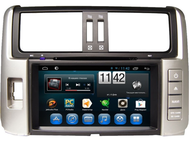 Штатная магнитола Android 9 Toyota LC Prado 150 (2009-2013) Carmedia KR-8005-T8