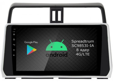 Магнитола Android 9 Toyota LC Prado 150 (2017-2020) Roximo RI-1126