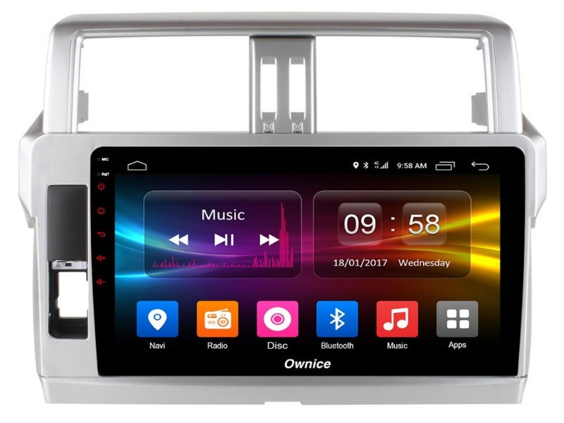 Штатная магнитола Android 9 Toyota LC Prado 150 (2014-2017) Ownice G30 RS-1116