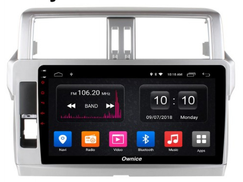 Магнитола Android 8 Toyota LC Prado 150 (2014-2017) Ownice G60 S1614V