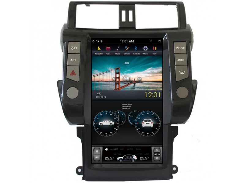 Штатная магнитола Android 9 Toyota LC Prado 150 (2009-2013) Carmedia ZF-1817H-DSP