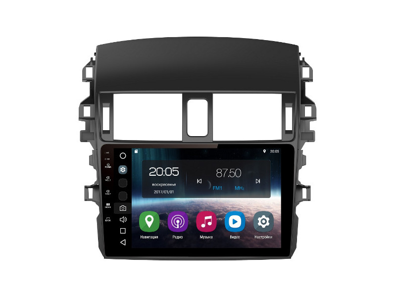 Штатная автомагнитола FarCar для Тойота Королла Е150 (Андроид 8.0)