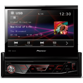 Магнитола 1 DIN Pioneer AVH-3700DVD