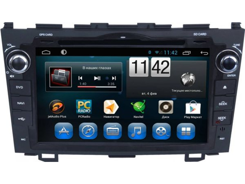 Головное устройство QR-8048 CR-V 3 RE (2006-2012)  Android 6.0