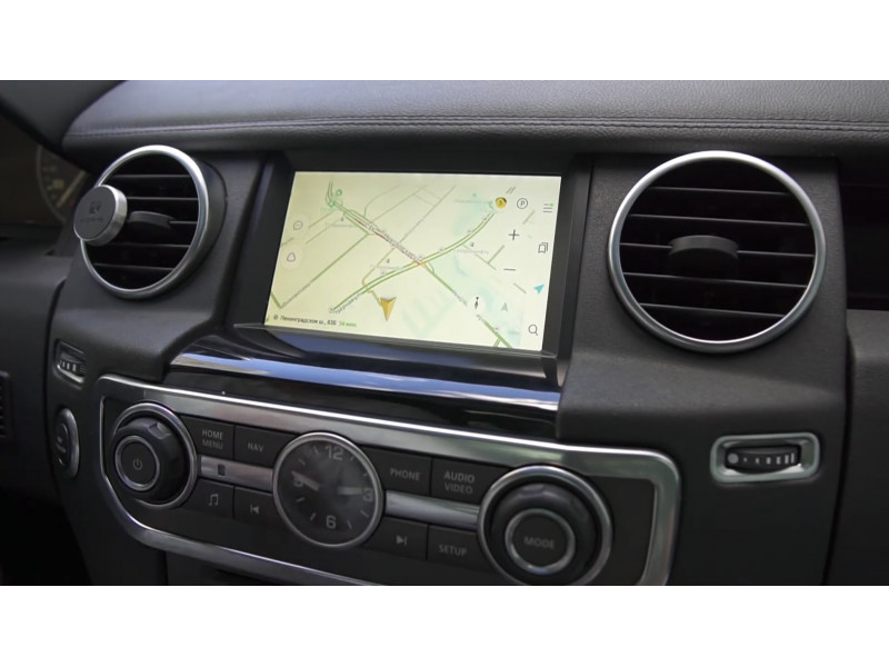 Навигация в Land Rover Discovery 4 на Android 10 или 12