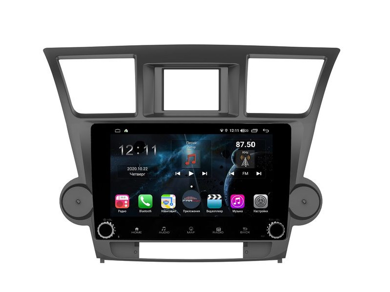 Головное устройство Toyota Highlander (2007-2013) Android 10.0