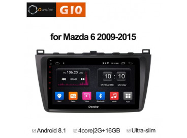 Штатная магнитола Android 8 Mazda 6 GH (2007-2012) Ownice G10 S9506E