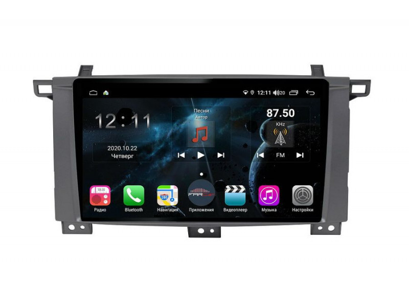 Головное устройство Toyota Land Cruiser 100 (2002-2007) Android 10.0