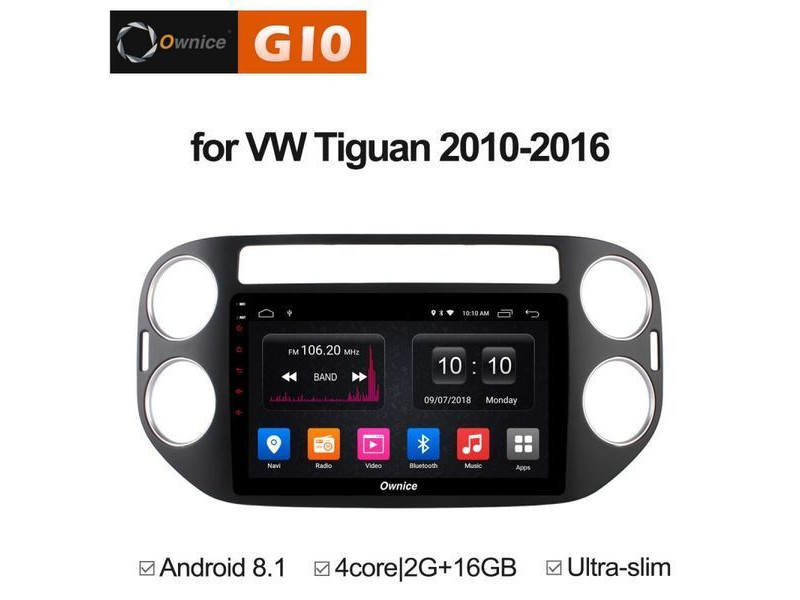 Головное устройство Volkswagen Tiguan (2008-2016) Android 8.0