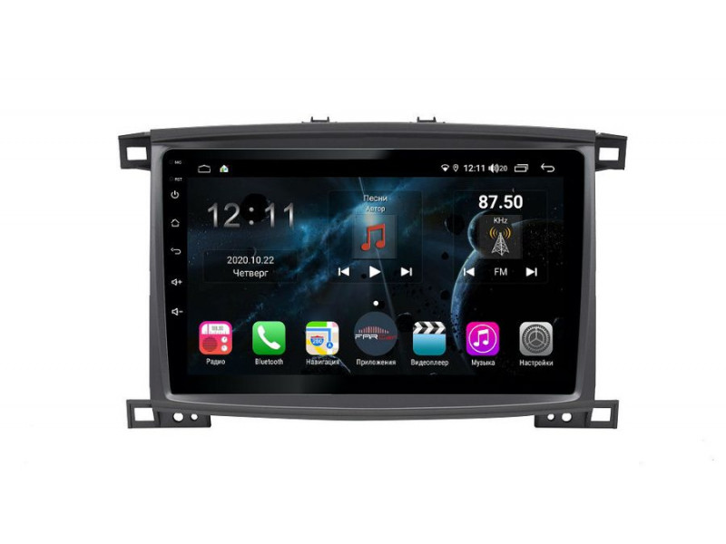 Головное устройство Toyota Land Cruiser 100 (2002-2007) Android 10.0