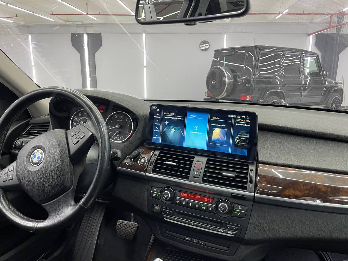 Установка и подключение экрана в BMW X5 E70 и X6 E71 