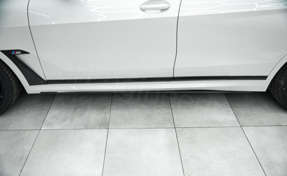 BMW G07 до установки порог BMW G07 после установки порог