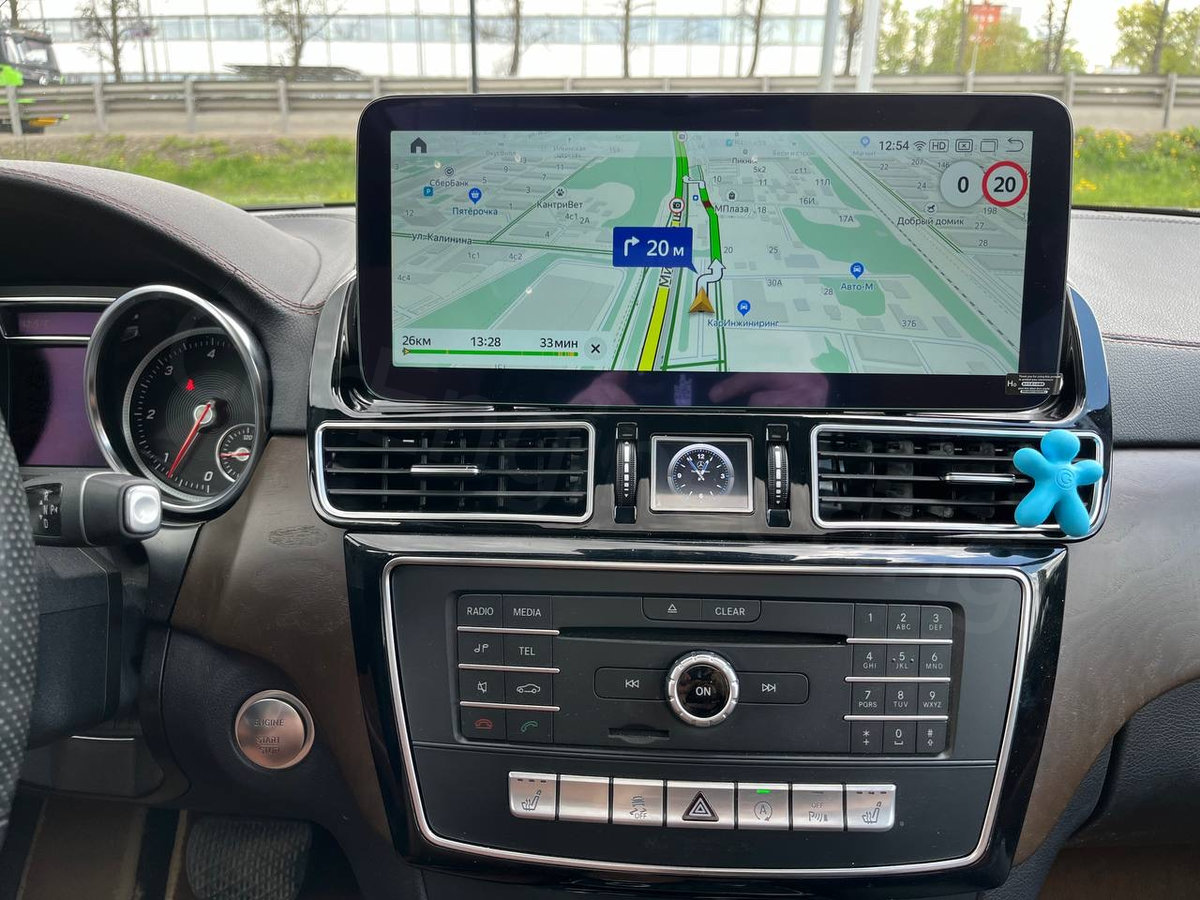 Навигатор Яндекс на Mercedes GLE и GLS