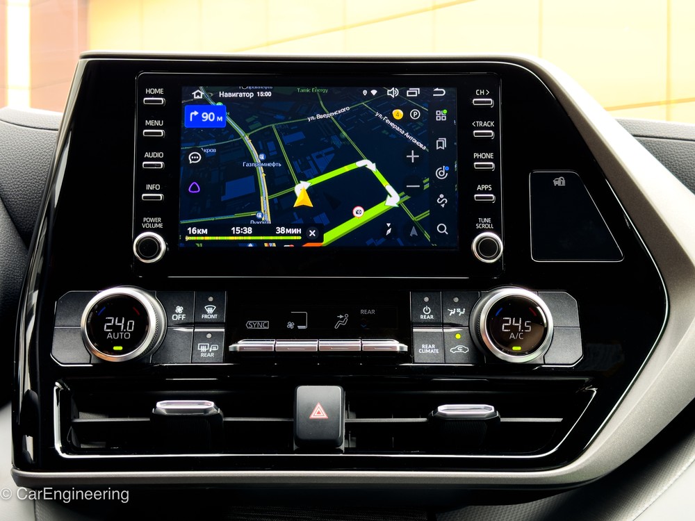 Android режим в Toyota Highlander 