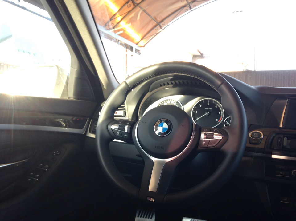 Прокол руля bmw