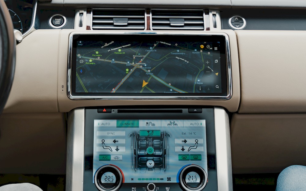 Функции климат контроля Range Rover L405